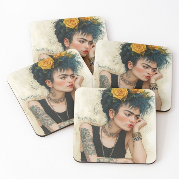 Item preview, Frida Kahlo New Age  designed and sold by AIbrushedHamlet.