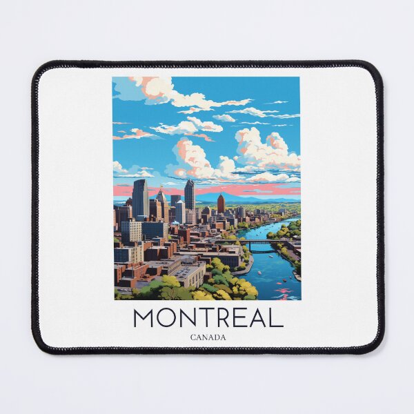 Item preview, A Pop Art Travel Print of Montreal - Canada designed and sold by StudioRedKoala.