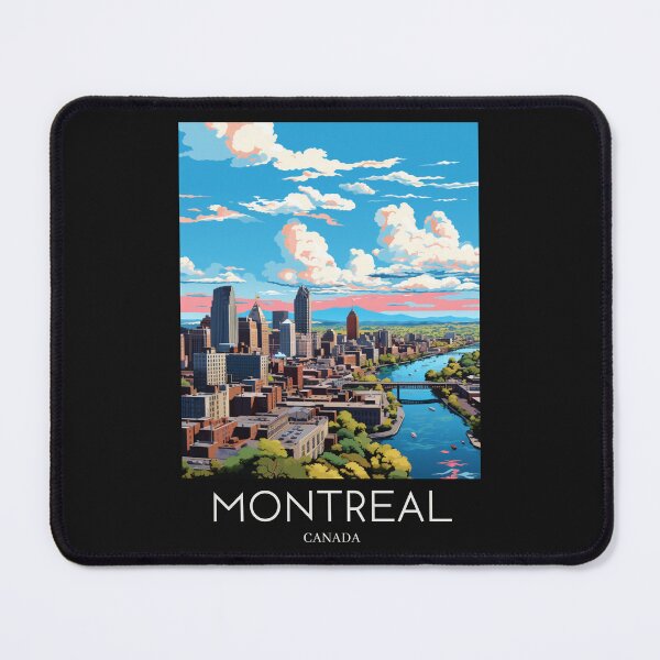 Item preview, A Pop Art Travel Print of Montreal - Canada designed and sold by StudioRedKoala.