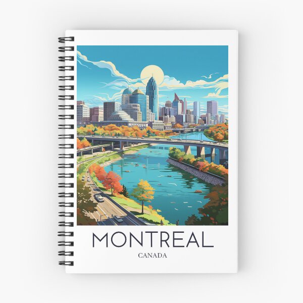 Item preview, A Pop Art Travel Print of Montreal - Canada designed and sold by StudioRedKoala.