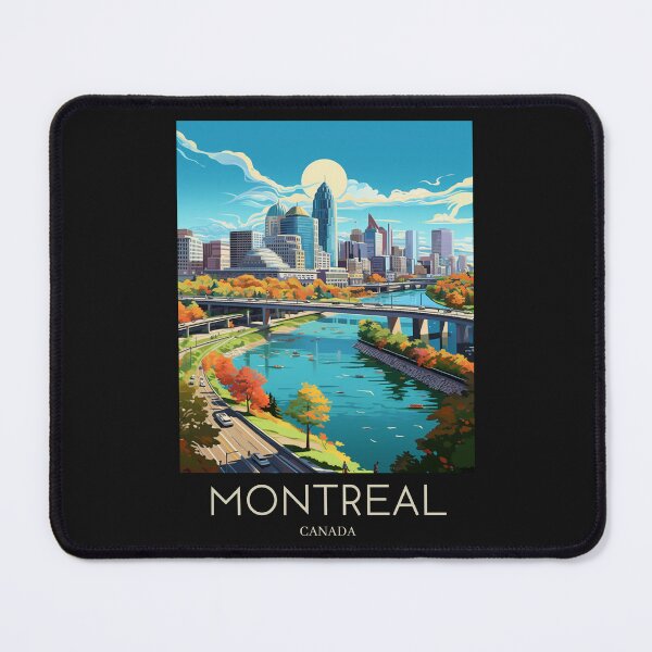 Item preview, A Pop Art Travel Print of Montreal - Canada designed and sold by StudioRedKoala.