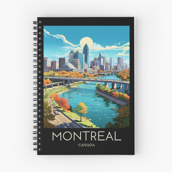 Artikelvorschau, A Pop Art Travel Print of Montreal - Canada entworfen und verkauft von StudioRedKoala.