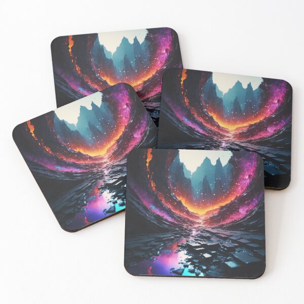 Item preview, Dreamlike digital fissure, fracturing color and contrast designed and sold by stevanovicigor.