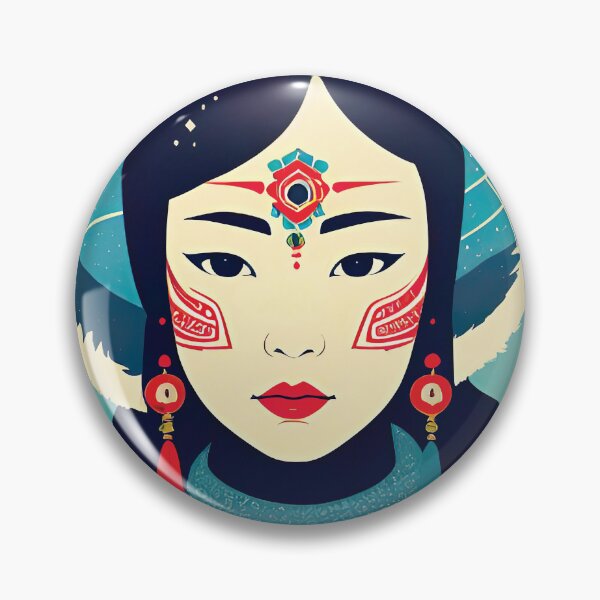 Item preview, Eskimo Girl in Traditional Winter Attire designed and sold by FriskyLemur.