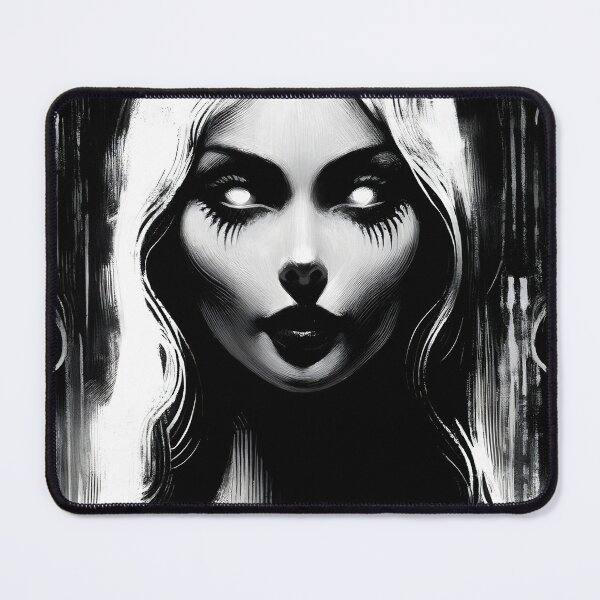 Item preview, Portrait of Lilith, White Ink on Black designed and sold by Truck Stop One.