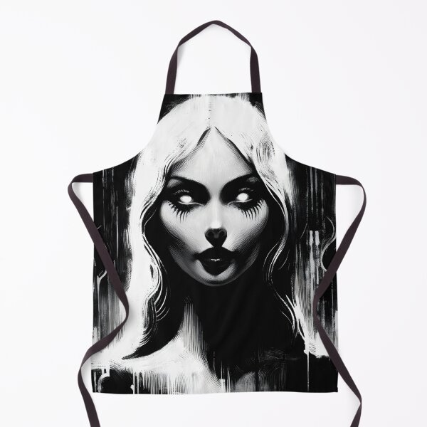 Item preview, Portrait of Lilith, White Ink on Black designed and sold by Truck Stop One.