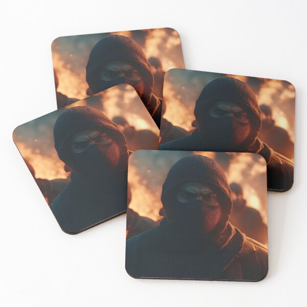 Item preview, Riot and fire at political protest designed and sold by stevanovicigor.