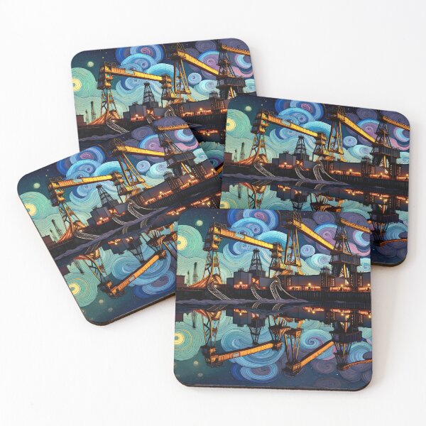 Item preview, Belfast Shipyard - Harland and Wolff, Sampson and Goliath cranes designed and sold by Bright-Moonrise.