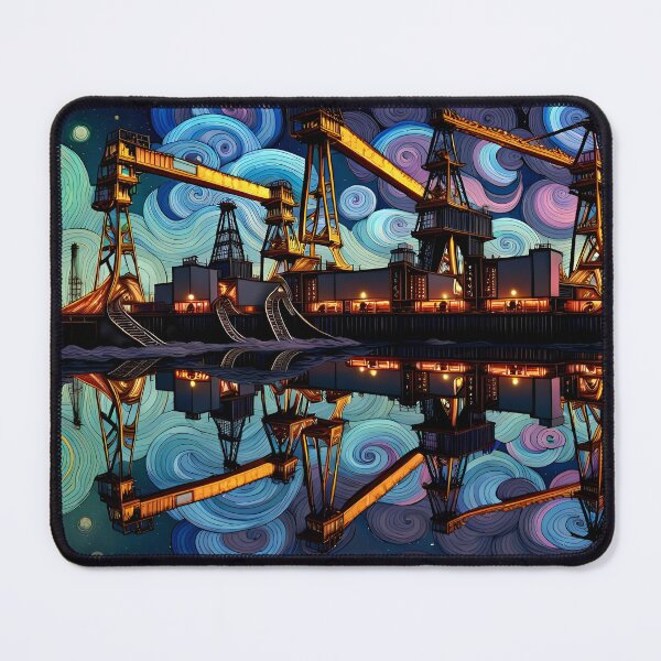 Item preview, Belfast Shipyard - Harland and Wolff, Sampson and Goliath cranes designed and sold by Bright-Moonrise.