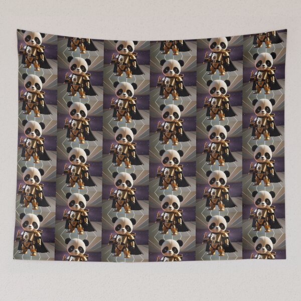 Item preview, Panda Robot in Galaxy  designed and sold by BotunPeony.