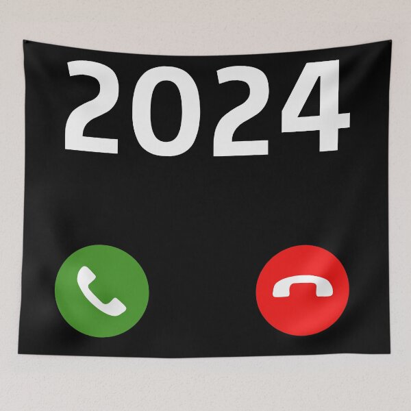 Item preview, New Year 2024 Hello 2024 is calling designed and sold by CyberArtistOne.