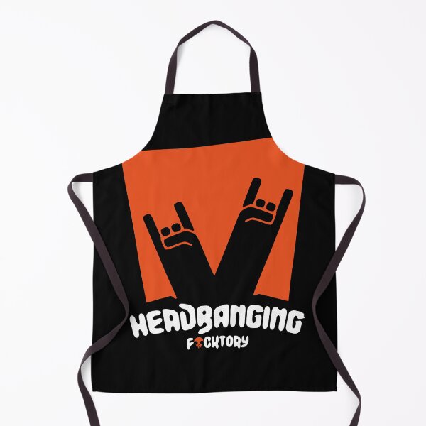 Item preview, horns headbanging logo designed and sold by manuvila.