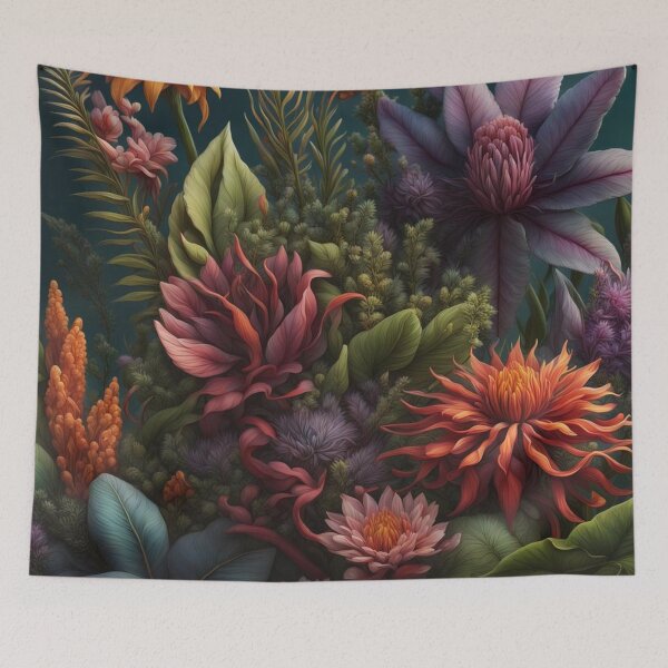 Item preview, Botanical Elegance: Exotic Flowers and Plants Poster designed and sold by RealisticAi.