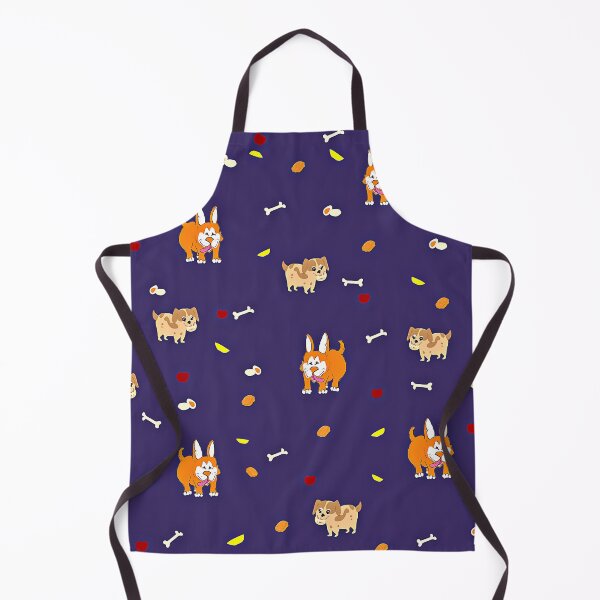 Item preview, Midnight Blue Dogs Pattern designed and sold by MasalaStrokes.