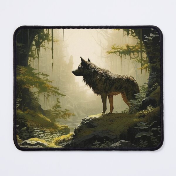 Item preview, Mystic Wolf in Enchanted Forest designed and sold by vk09.