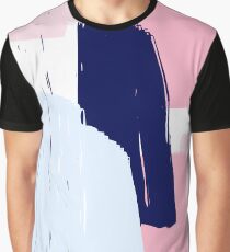 Modern Abstract Brush Stroke Art Graphic T-Shirt