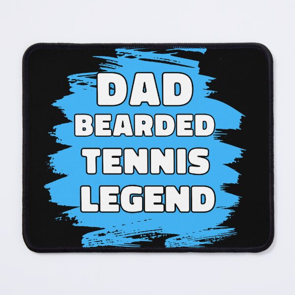 Item preview, Dad Bearded Tennis Legend Father Gift designed and sold by KrisRubinArt.
