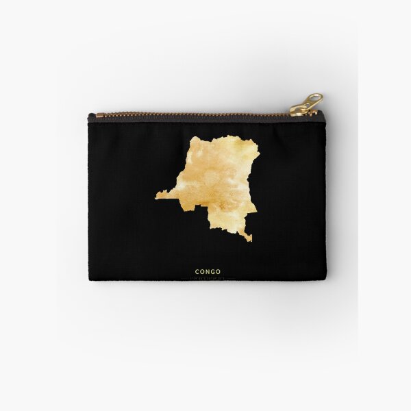 Item preview, Congo map in gold color designed and sold by Jerhus.