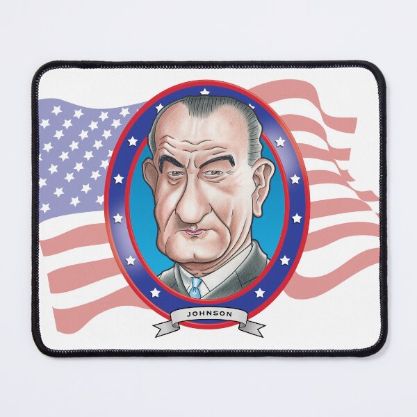 Item preview, Lyndon B. Johnson Caricature designed and sold by FunFaces.