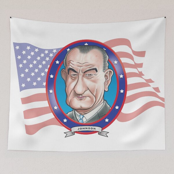 Item preview, Lyndon B. Johnson Caricature designed and sold by FunFaces.