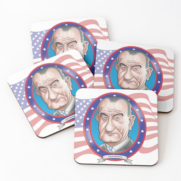 Item preview, Lyndon B. Johnson Caricature designed and sold by FunFaces.
