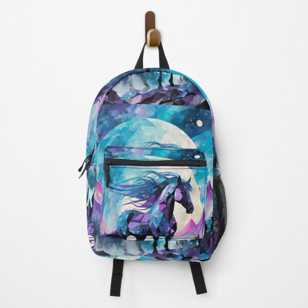 Item preview, Geometric Horse in Mountains designed and sold by DappledMoon.