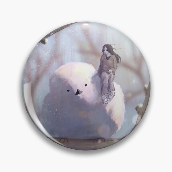 Item preview, Winter Bird Painting designed and sold by OrangesAndFun.