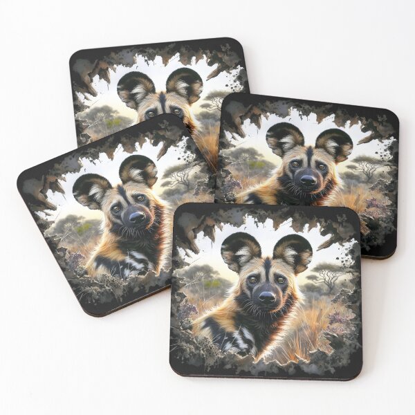 Item preview, African wild dog deisgn designed and sold by RubisLeaf.