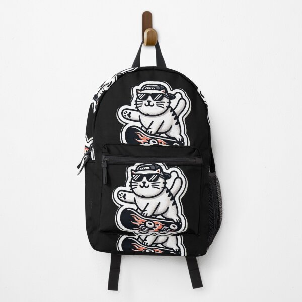 Item preview, Cool Cat Skateboard Sticker, Dabbing Cat Vinyl Decal, Hipster Cat Laptop Decor designed and sold by johnharry3.
