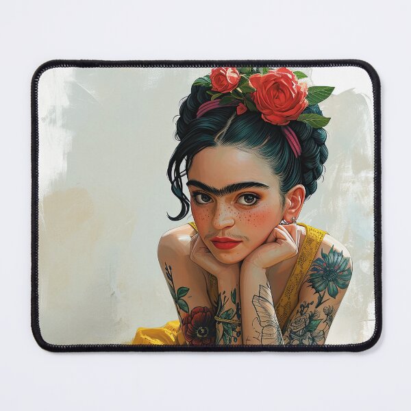 Item preview, Young Frida Kahlo designed and sold by AIbrushedHamlet.