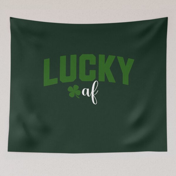 Item preview, Lucky AF St Patricks Day Green designed and sold by CheekyChimpCo.