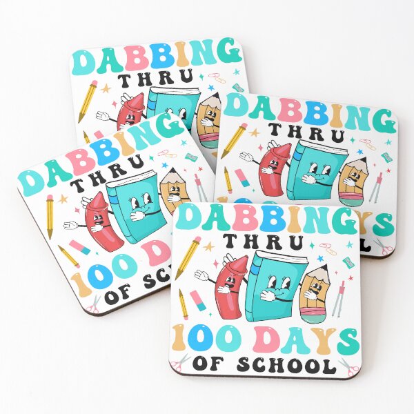 Item preview, Happy 100th Day of School, Dabbing Thru 100 Days of School. designed and sold by ArtByKatti.