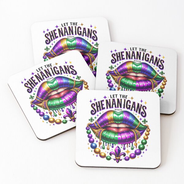 Item preview, Mardi Gras Mask Let The Shenanigans Begin  T-Shirt designed and sold by MAPDDesigns.