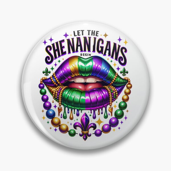 Item preview, Mardi Gras Mask Let The Shenanigans Begin  T-Shirt designed and sold by MAPDDesigns.