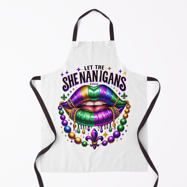 Item preview, Mardi Gras Mask Let The Shenanigans Begin T-Shirt designed and sold by MAPDDesigns.