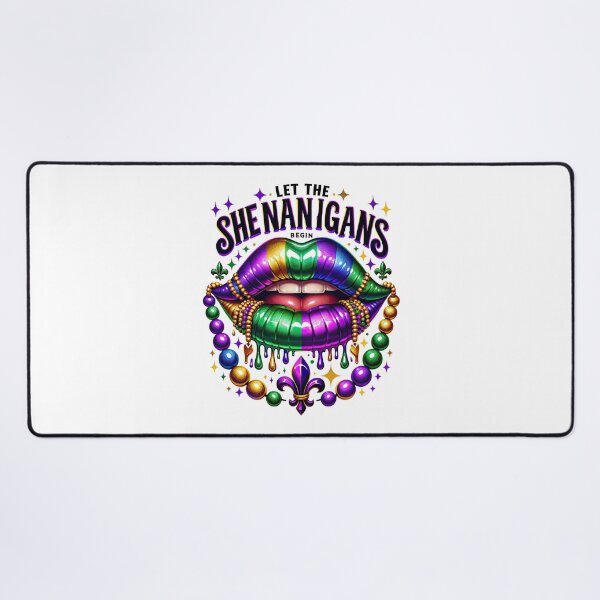 Item preview, Mardi Gras Mask Let The Shenanigans Begin  T-Shirt designed and sold by MAPDDesigns.