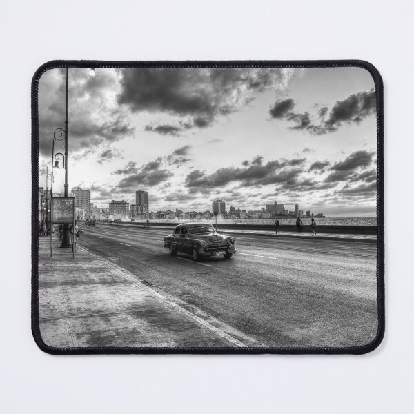 Item preview, The Malecon, Black And White, Havana, Cuba designed and sold by Paul Thompson Photography.