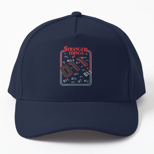 Item preview, STRANGER THINGS, Eleven, 11, 011 (dark navy background) designed and sold by bekksa.