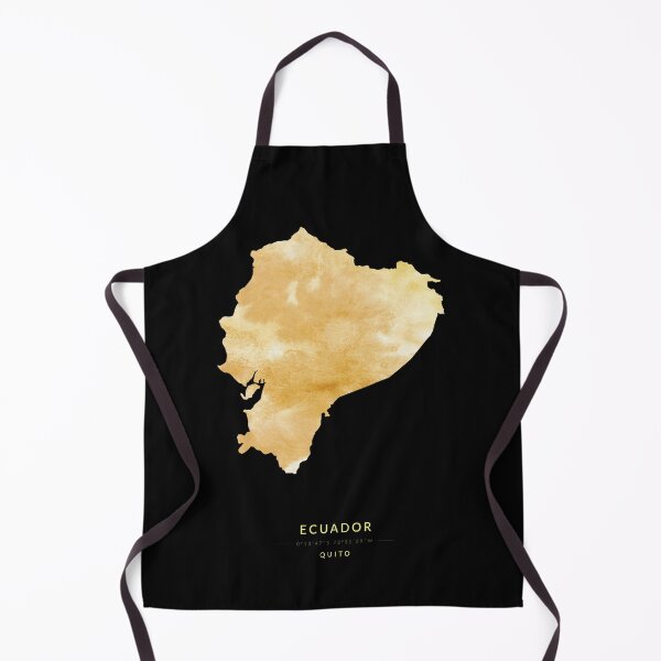 Item preview, Ecuador map in gold color designed and sold by Jerhus.