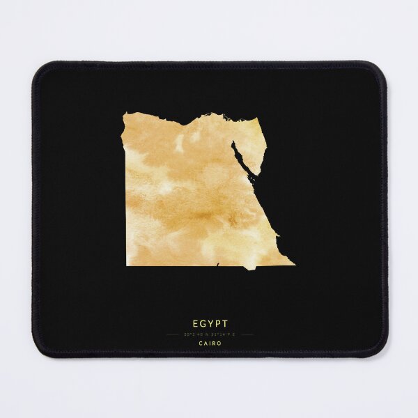 Item preview, Egypt map in gold color designed and sold by Jerhus.