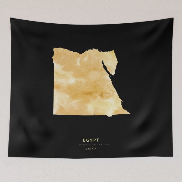 Item preview, Egypt map in gold color designed and sold by Jerhus.