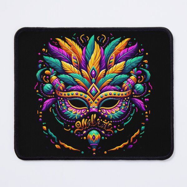 Item preview, Carnival Masquerade: Feathered Elegance Mask Design designed and sold by MAPDDesigns.
