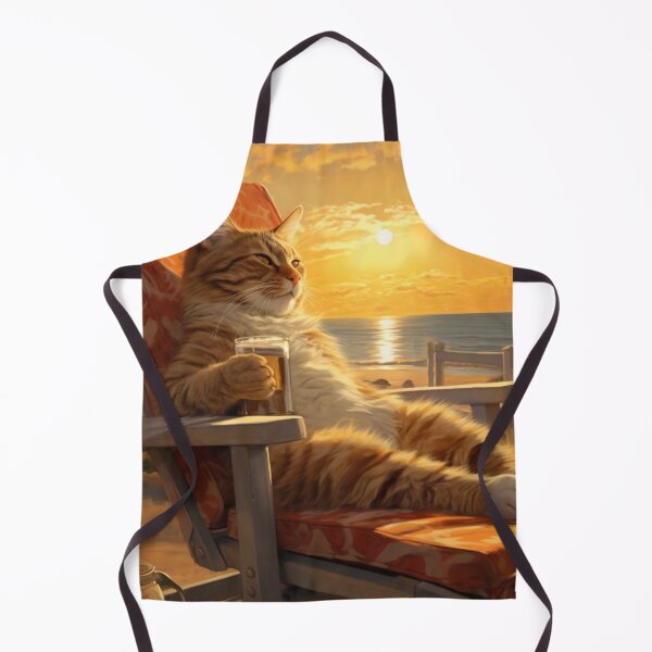 Item preview, Beachside Bliss - Cat's Summer Siesta designed and sold by vk09.