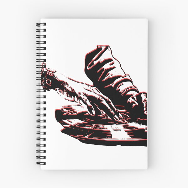 Item preview, DJ at work designed and sold by Art Dila Studio.