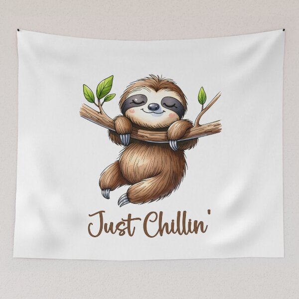 Item preview, Cute Chillin' Sloth designed and sold by HappyLifeCreate.