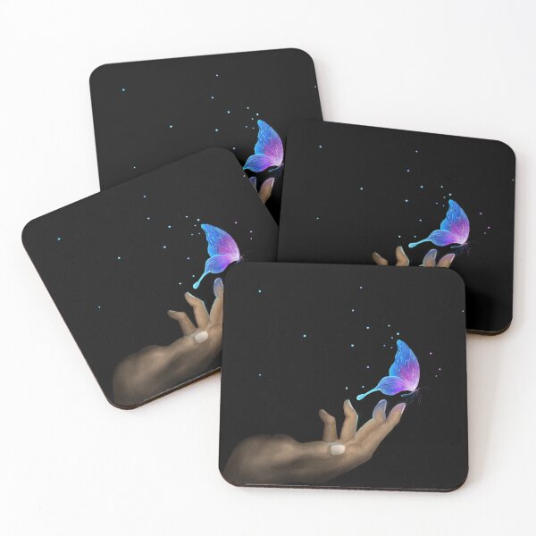 Item preview, Beautiful Illuminated Butterfly on a Hand designed and sold by Portraitvalley.