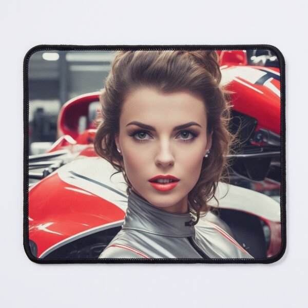 Item preview, Portrait of female pilot designed and sold by jsebouvi.