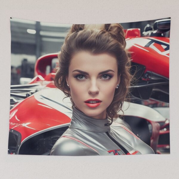Item preview, Portrait of female pilot designed and sold by jsebouvi.