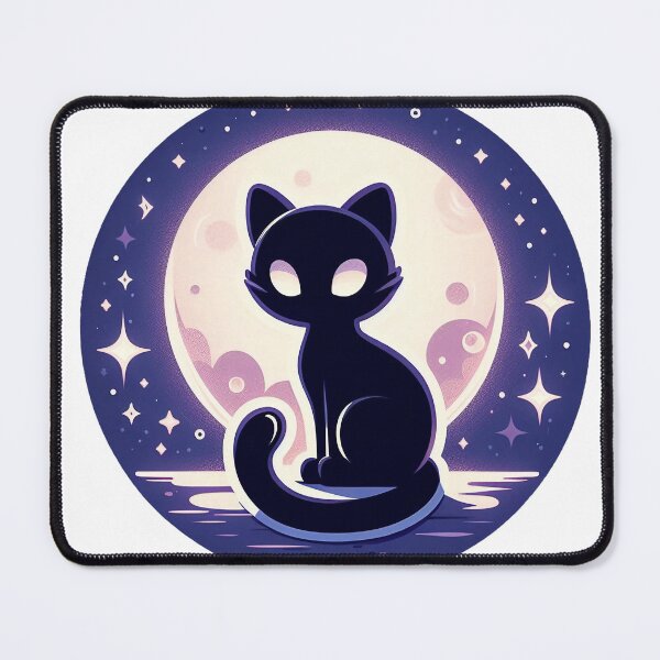 Item preview, Cat in Moonlight designed and sold by SpesWorld.