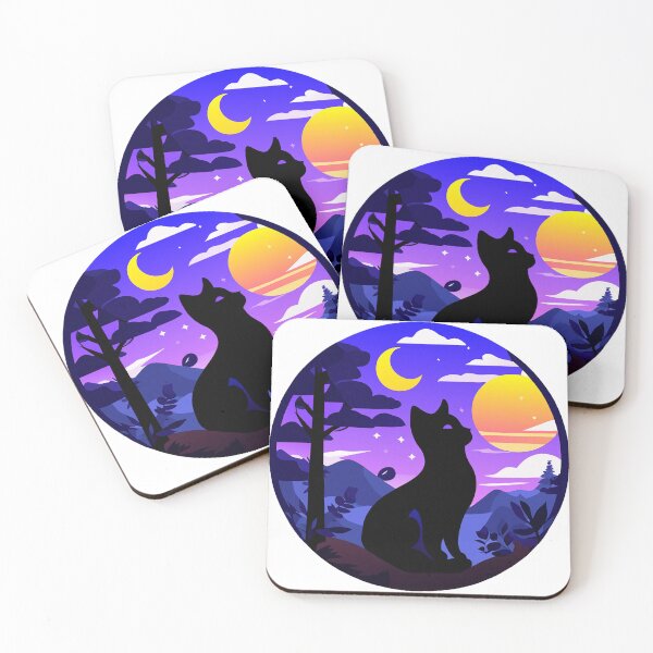 Item preview, Cat in Moonlight designed and sold by SpesWorld.